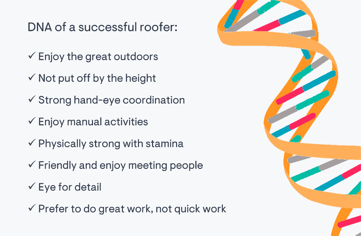DNA of a successful roofer