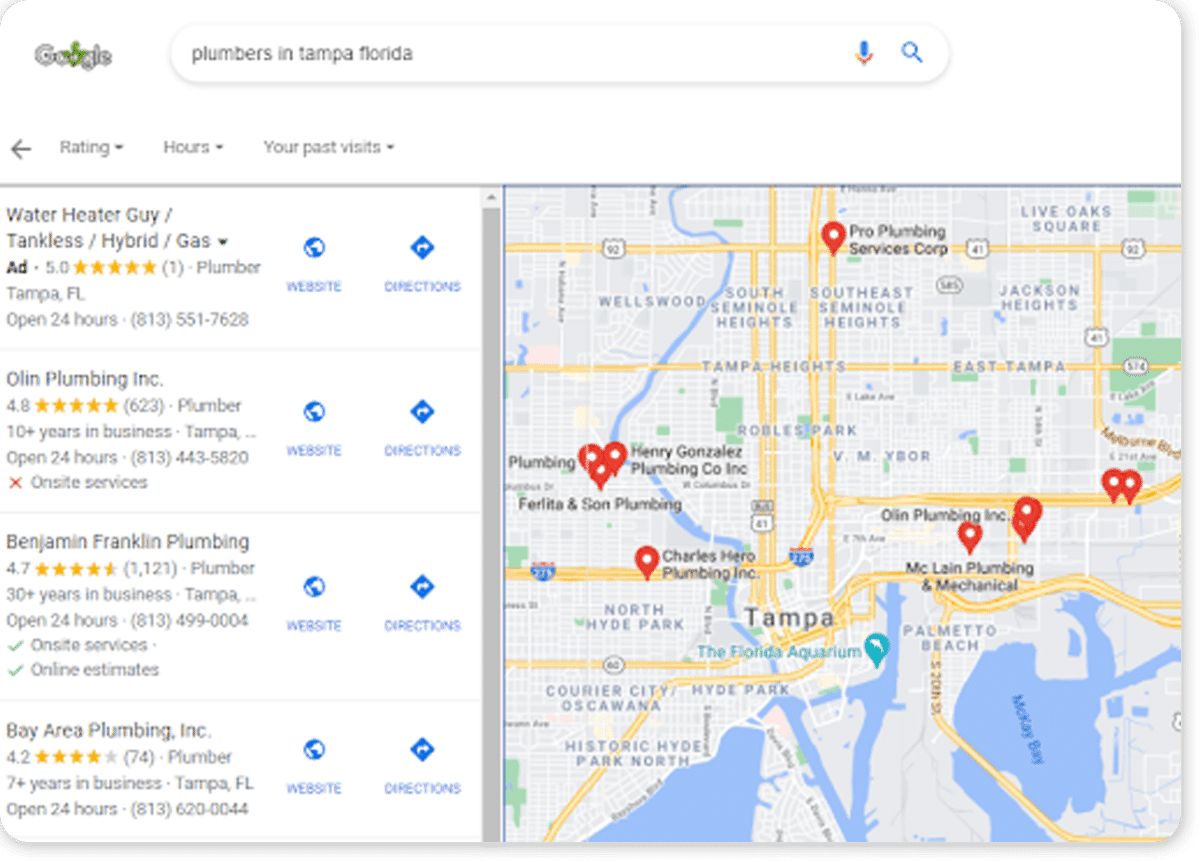 google local finder