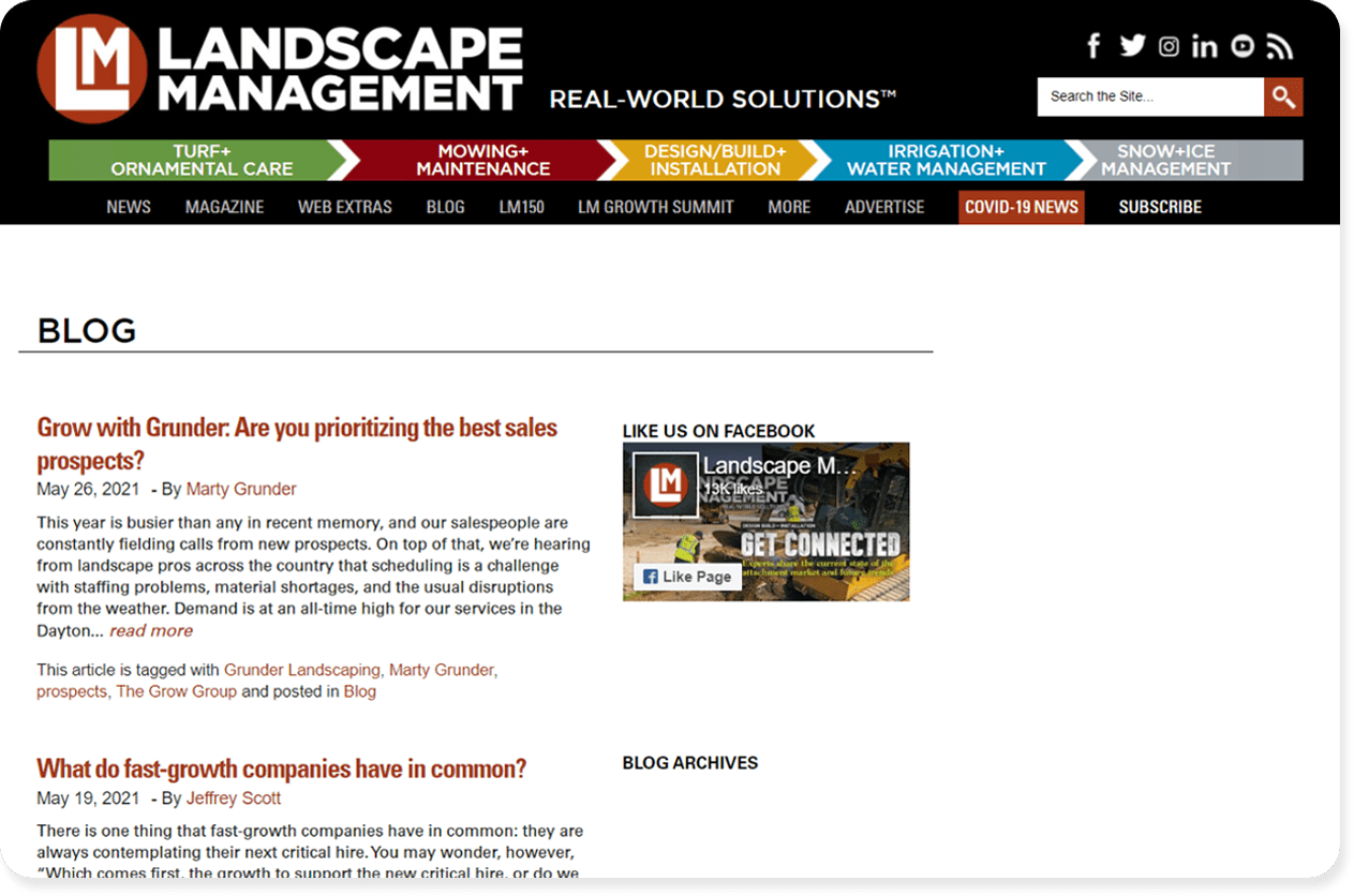 Landscape Management landscaping blog