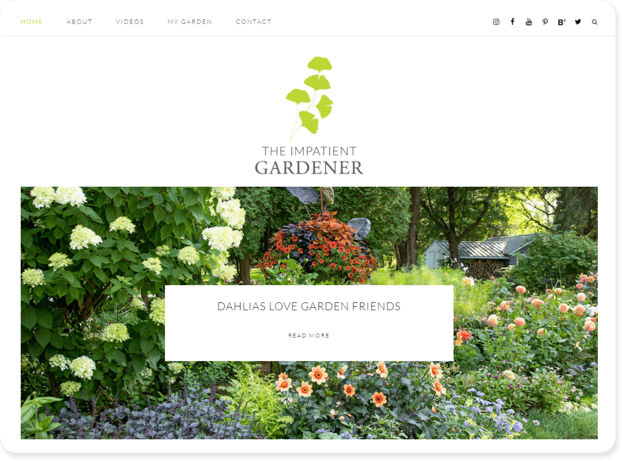 The Impatient Gardener landscaping blog