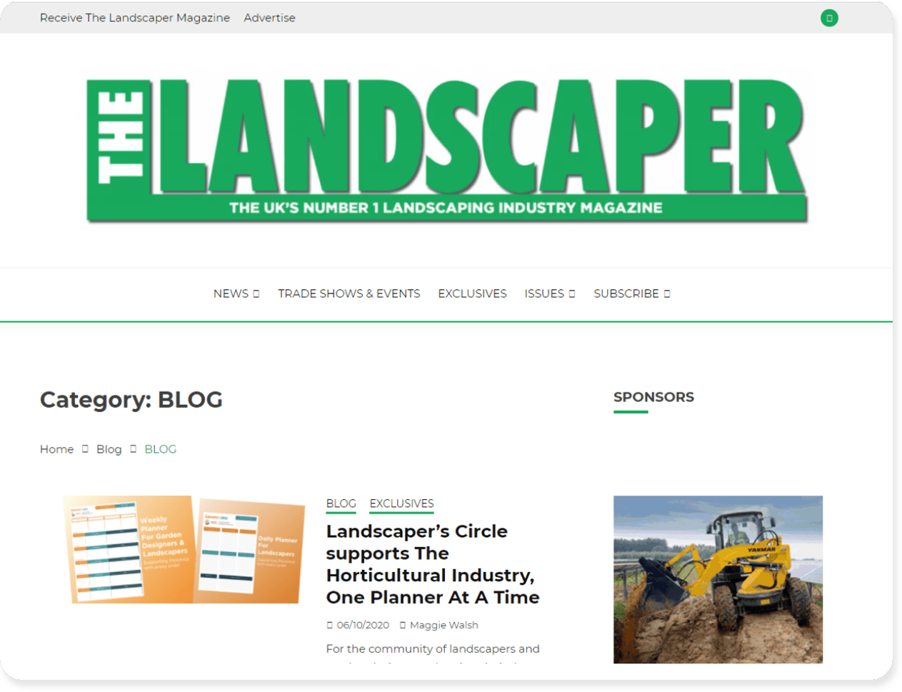 The Landscaper blog