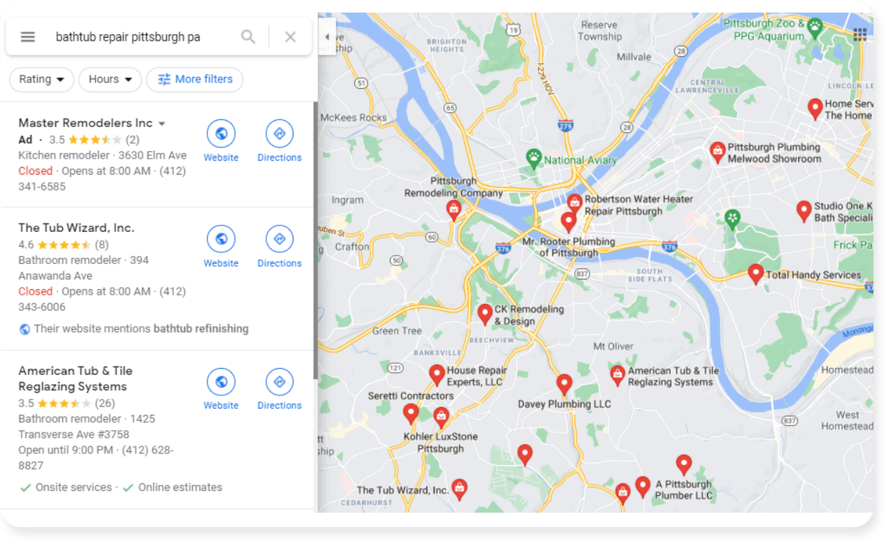 Google Map Ranking Service