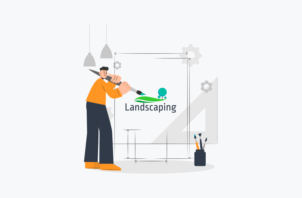 designing a landscaping logo