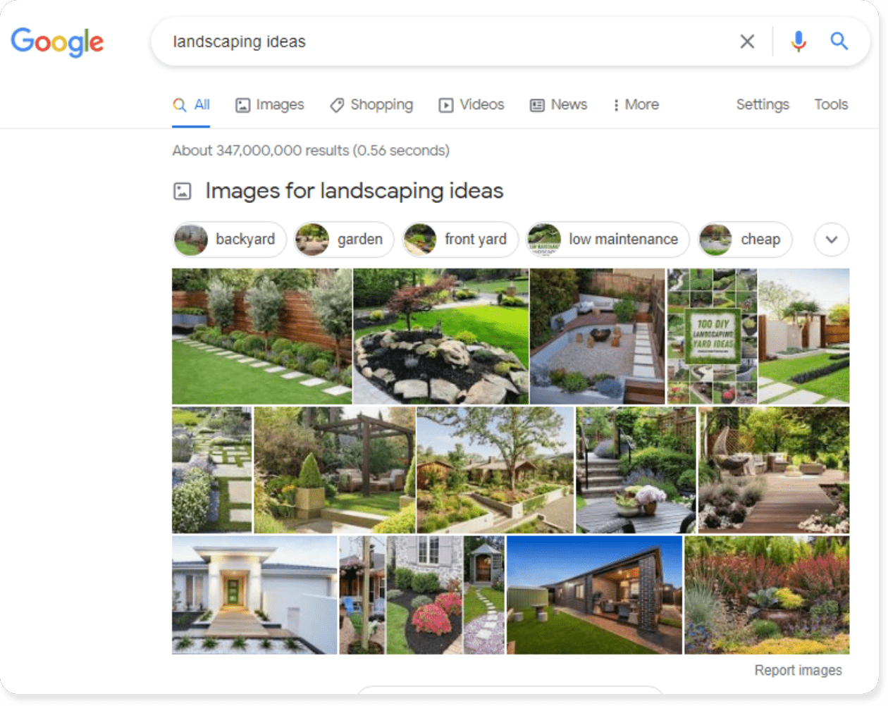 landscaping ideas google image search example