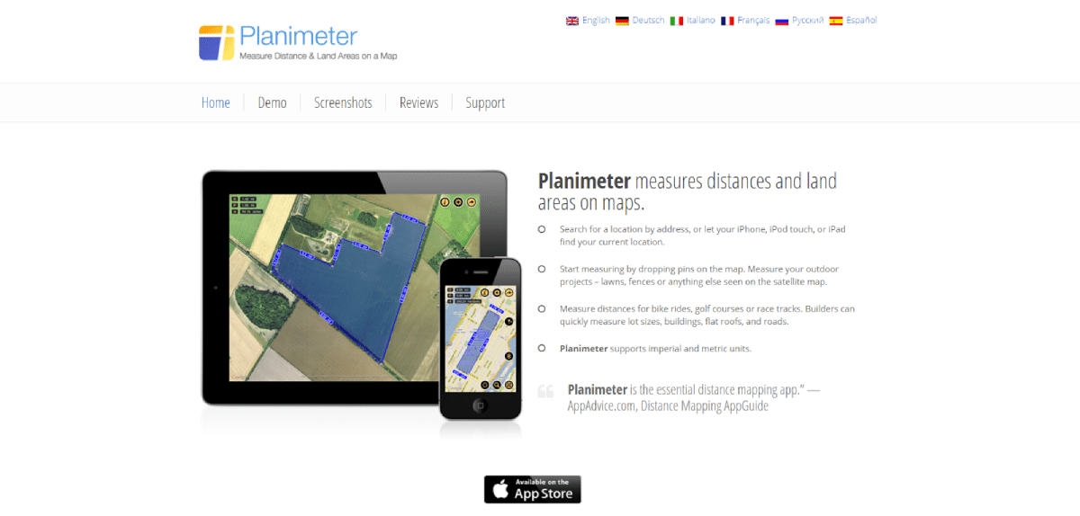 planimeter landscaping app