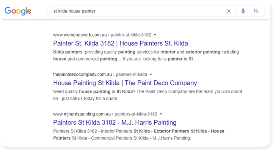 search painter